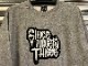 "SINCE NINETY THREE" chenille crewneck sweat / gray