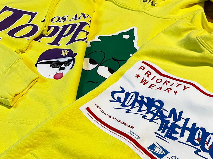 OSSANTHEHOOD pullover hood (toppers) / lemon yellow