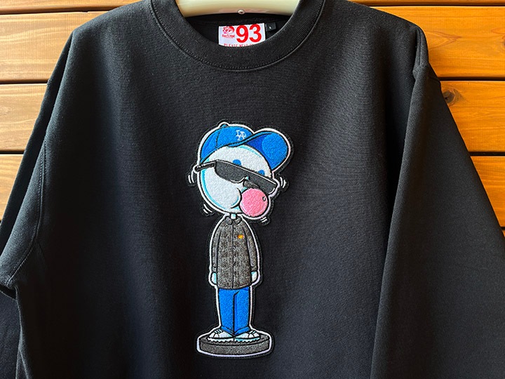 OSSANTHEHOOD 12oz. crewneck sweat (bobble) / black