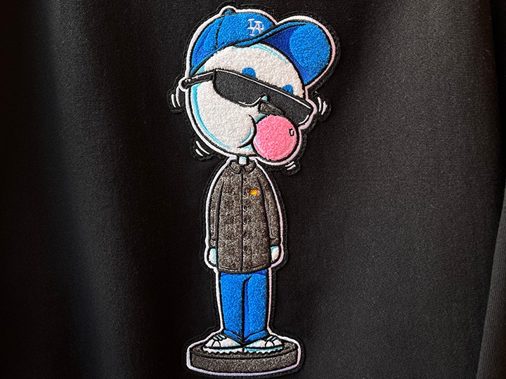 OSSANTHEHOOD 12oz. crewneck sweat (bobble) / black