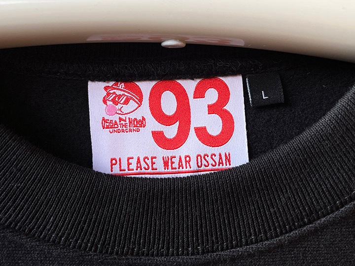 OSSANTHEHOOD 12oz. crewneck sweat (bobble) / black