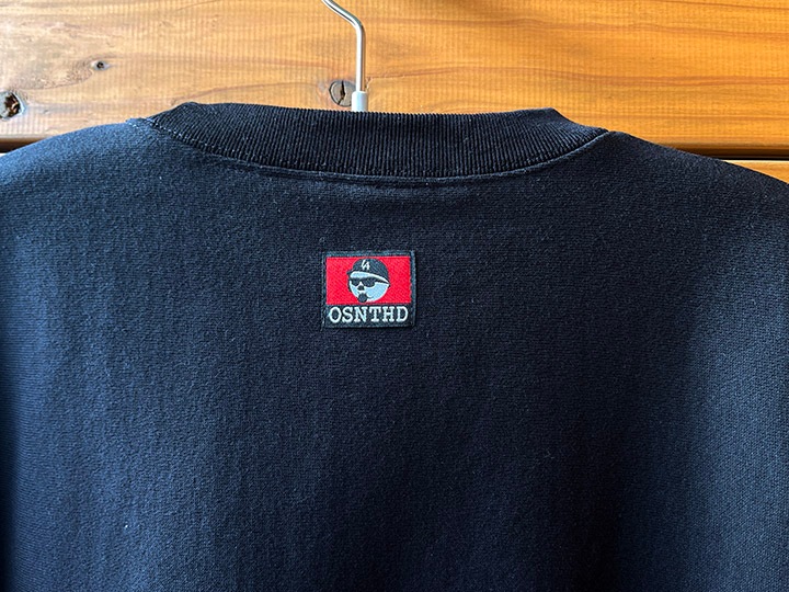 OSSANTHEHOOD 12oz. crewneck sweat (bobble) / black
