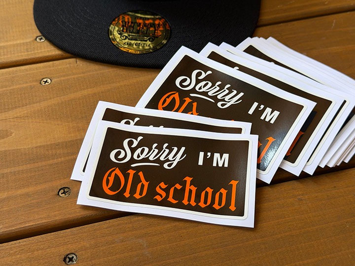 OSSANTHEHOOD vinyl sticker (oldschool) 