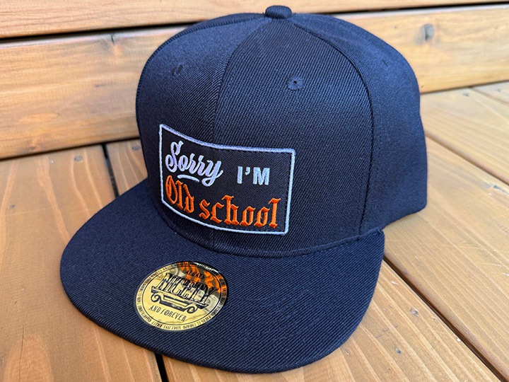OSSANTHEHOOD snapback cap (oldschool) / black