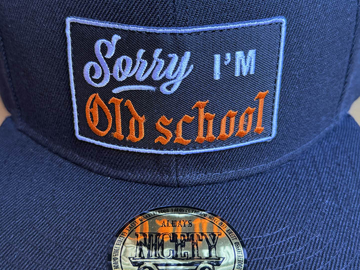 OSSANTHEHOOD snapback cap (oldschool) / black
