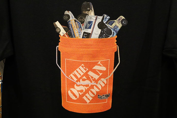 OSSANTHEHOOD Tshirt (trash) / black