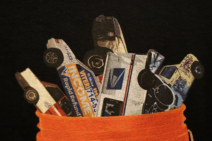 OSSANTHEHOOD Tshirt (trash) / black