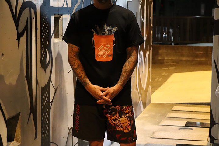 OSSANTHEHOOD Tshirt (trash) / black