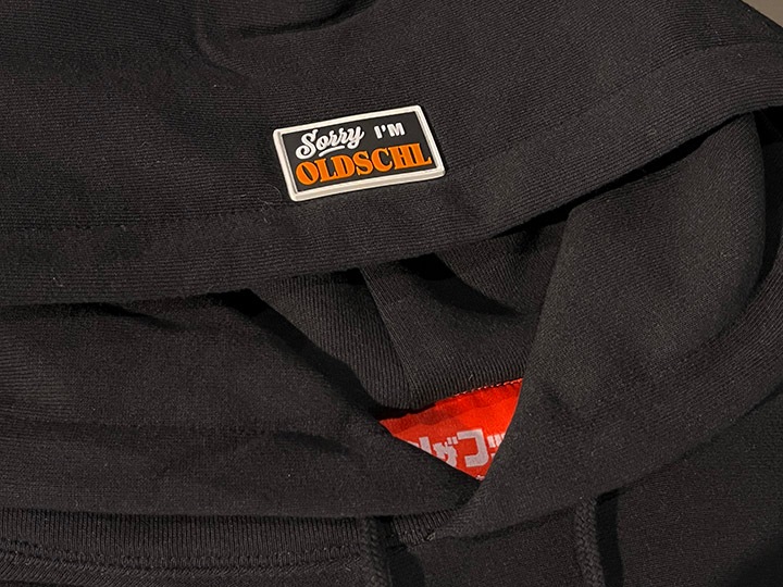 OSSANTHEHOOD 12oz chenille pullover hood (eastlos) / black