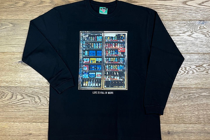 OSSANTHEHOOD longsleeve Tshirt (beers) / black