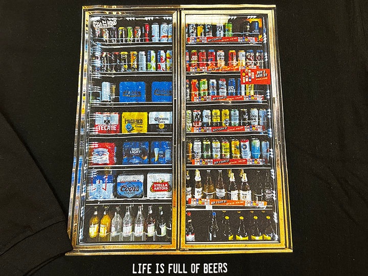 OSSANTHEHOOD longsleeve Tshirt (beers) / black