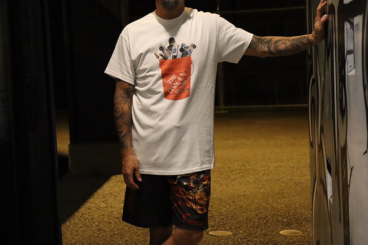 OSSANTHEHOOD Tshirt (trash) / white