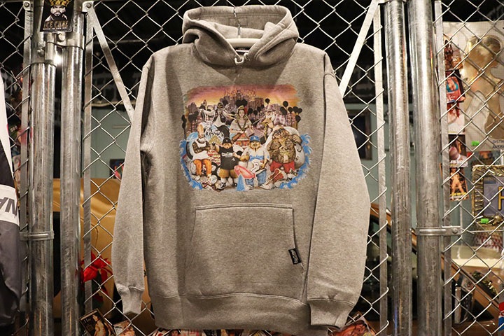 OSSANTHEHOOD pullover hood (lucky gods) / heather gray