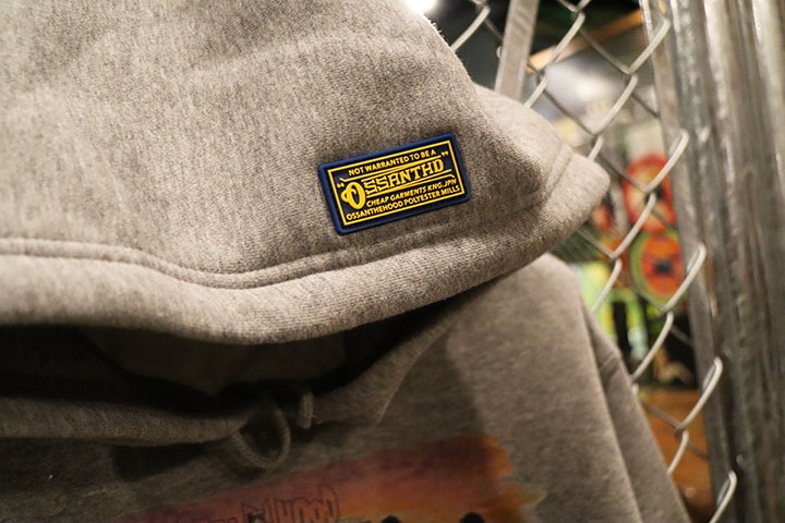 OSSANTHEHOOD pullover hood (lucky gods) / heather gray
