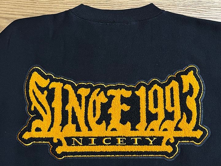 NICETY 12oz. crewneck sweat (1993) / black