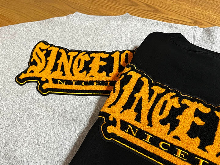 NICETY 12oz. crewneck sweat (1993) / black