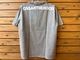 OSSANTHEHOOD 8.2oz dye Tshirt (bike) / light gray washed