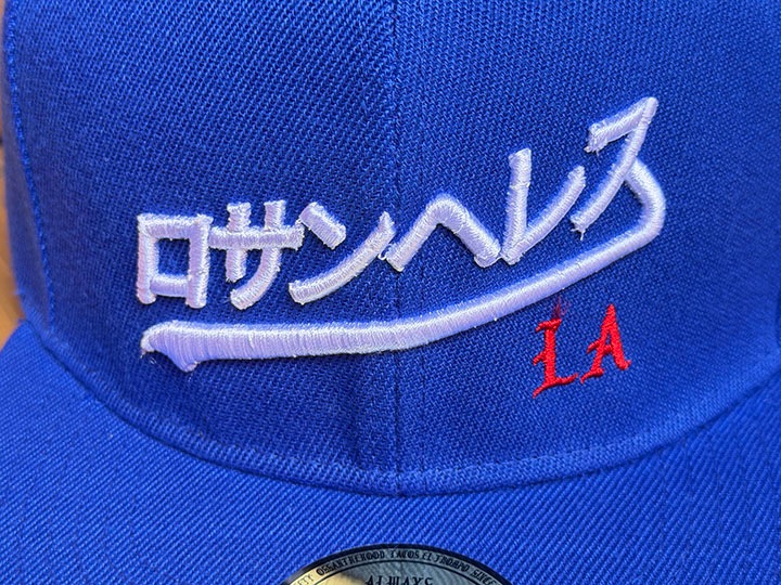 OSSANTHEHOOD snapback cap (Los Angeles) / royal 