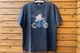 OSSANTHEHOOD 8.2oz dye Tshirt (bike) / black washed