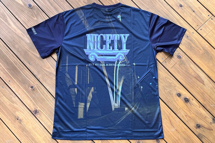 NICETY Φξ dry fit Tshirt (point of view 2) / black