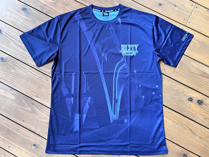 NICETY Φξ dry fit Tshirt (point of view 2) / black