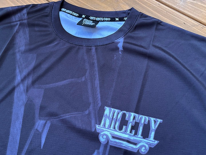 NICETY Φξ dry fit Tshirt (point of view 2) / black