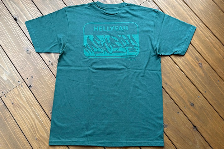 NICETY 7.2oz heavyweight Tshirt (hellyeah) / forest