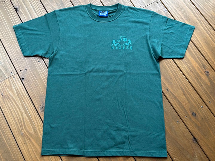 NICETY 7.2oz heavyweight Tshirt (hellyeah) / forest