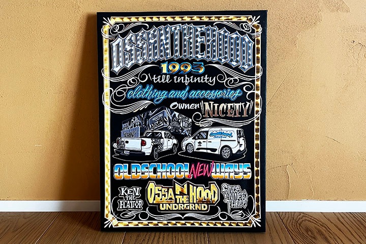 KEN THE FLATTOP x OSNTHD printed frame