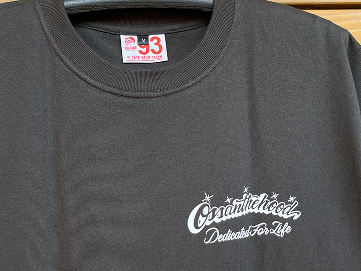 BENJIE ESCOBAR x OSSANTHEHOOD Tshirt (LA) / dark charcol