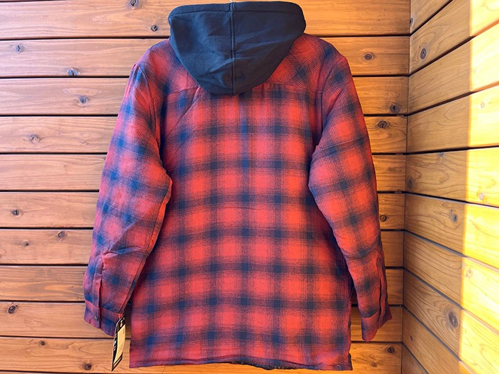 DICKIES quilted frannel jacket / red check