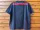 OSSANTHEHOOD 8.2oz dye Tshirt (Courr���ges) / black washed