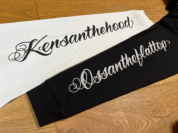 KEN THE FLATTOP x OSNTHD 10.2oz longsleeve / white