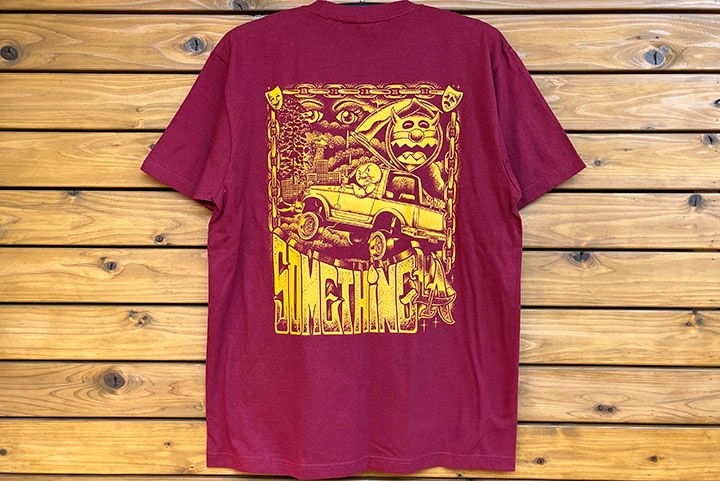 BENJIE ESCOBAR x OSSANTHEHOOD Tshirt (LA) / burgandy