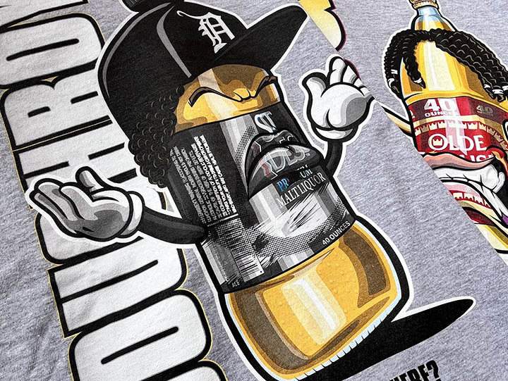 RETRO KINGS Tshirt (dough) / heather gray