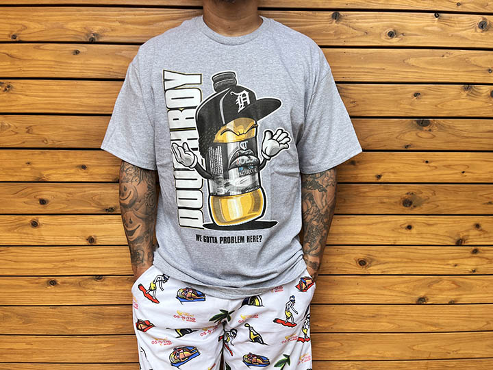 RETRO KINGS Tshirt (dough) / heather gray