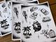 Benjie Escobar mini sticker 8pcs sheet (flash)