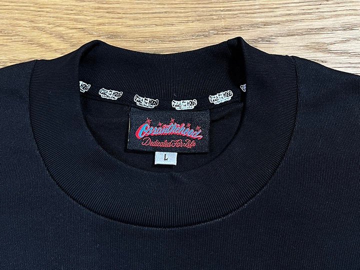 KEN THE FLATTOP x OSNTHD 10.2oz longsleeve / black