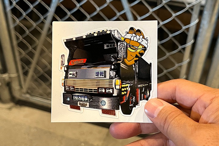OSSANTHEHOOD vinyl sticker (cargos) / truck