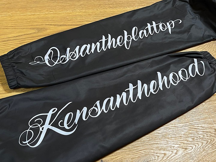 KEN THE FLATTOP x OSNTHD heavy nylon coach jabket