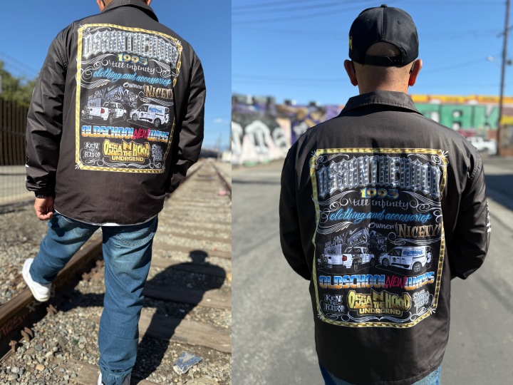 KEN THE FLATTOP x OSNTHD heavy nylon coach jabket