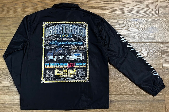 KEN THE FLATTOP x OSNTHD heavy nylon coach jabket