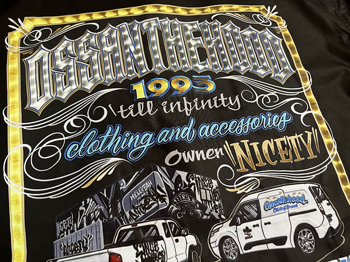 KEN THE FLATTOP x OSNTHD heavy nylon coach jabket