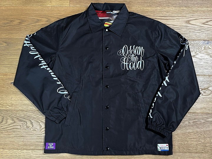 KEN THE FLATTOP x OSNTHD heavy nylon coach jabket