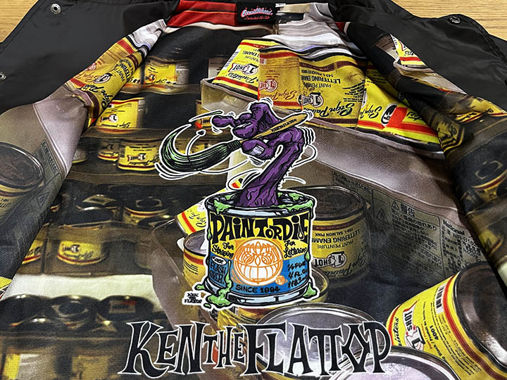 KEN THE FLATTOP x OSNTHD heavy nylon coach jabket