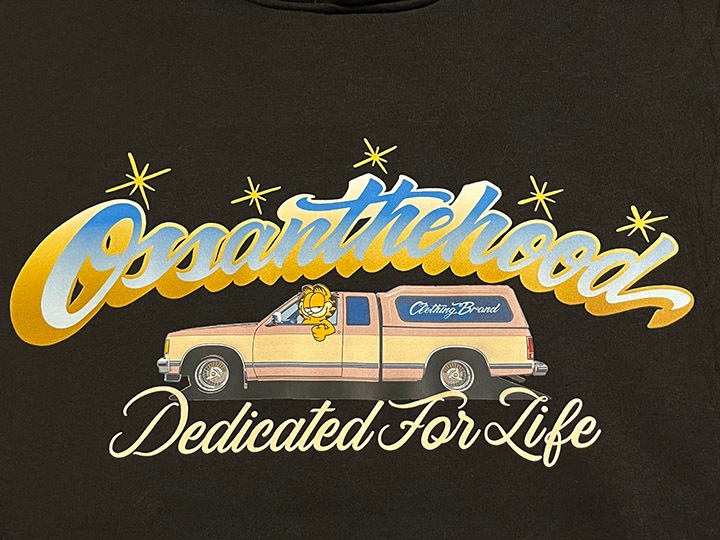 OSSANTHEHOOD 13oz pile hoodie (dedicated) / black