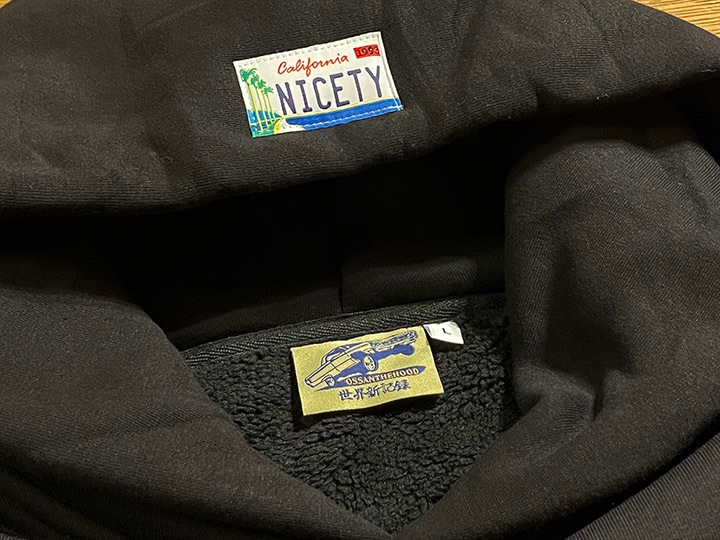 OSSANTHEHOOD 13oz pile hoodie (dedicated) / black