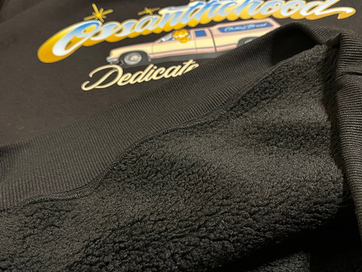 OSSANTHEHOOD 13oz pile hoodie (dedicated) / black