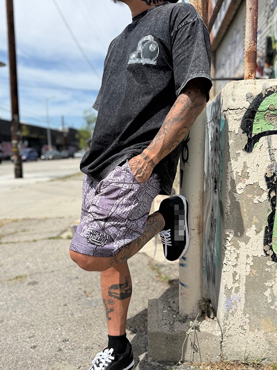 NICETY ��Φξ�� dry fit shorts (hood) / light gray