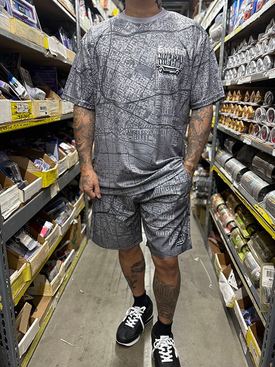 NICETY ��Φξ�� dry fit shorts (hood) / light gray
